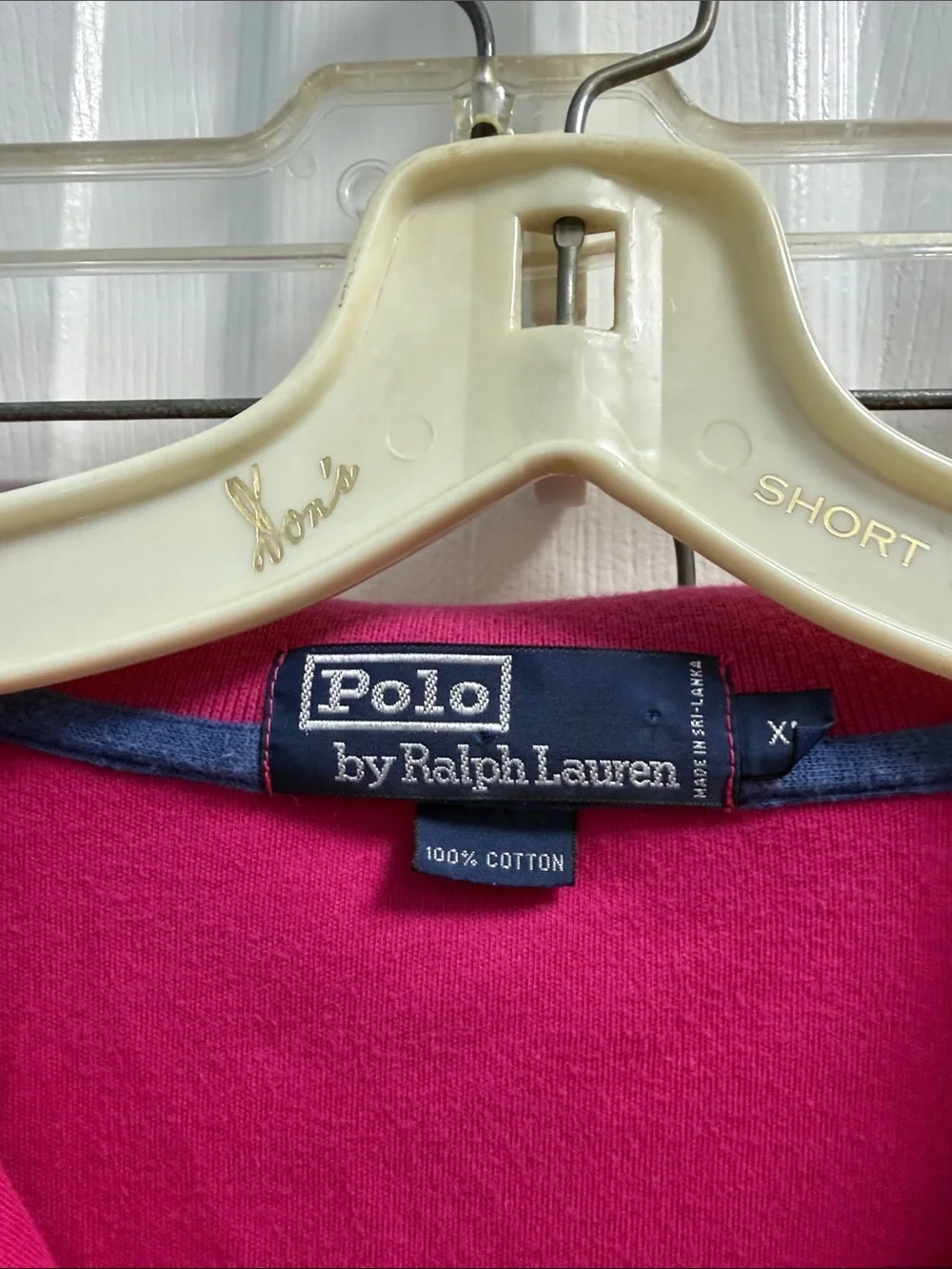 Polo by Ralph Lauren Hot Pink Short Sleeve Polo Shirt